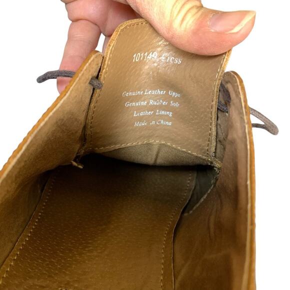 Ashton Grey Collection Light Brown  Wingtip Oxford Dress Shoes - Size 11 - Picture 8 of 8